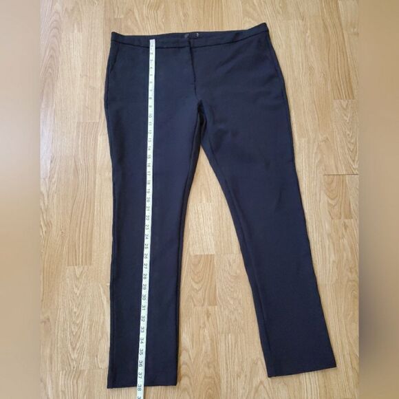 HALOGEN | Kick Flare Knit Ankle Pants - size 16 in Black - Picture 8 of 11